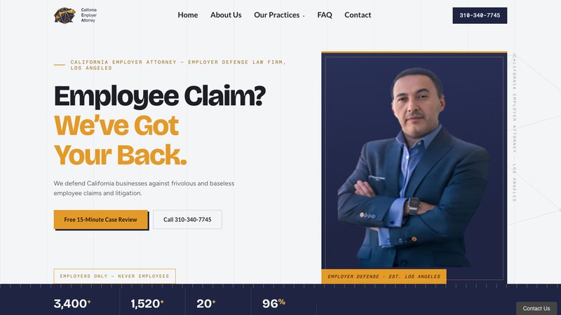 California Employer Attorney homepage