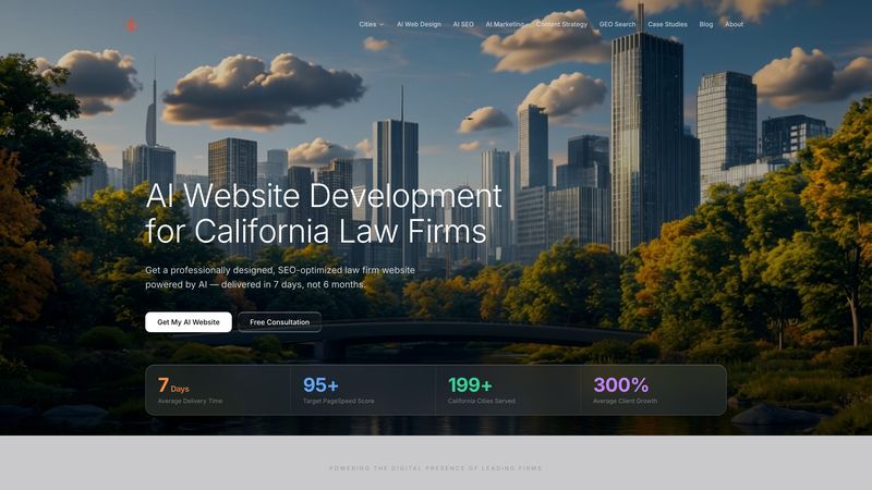 California Law Firm SEO legal marketing platform built by ByteZero — homepage