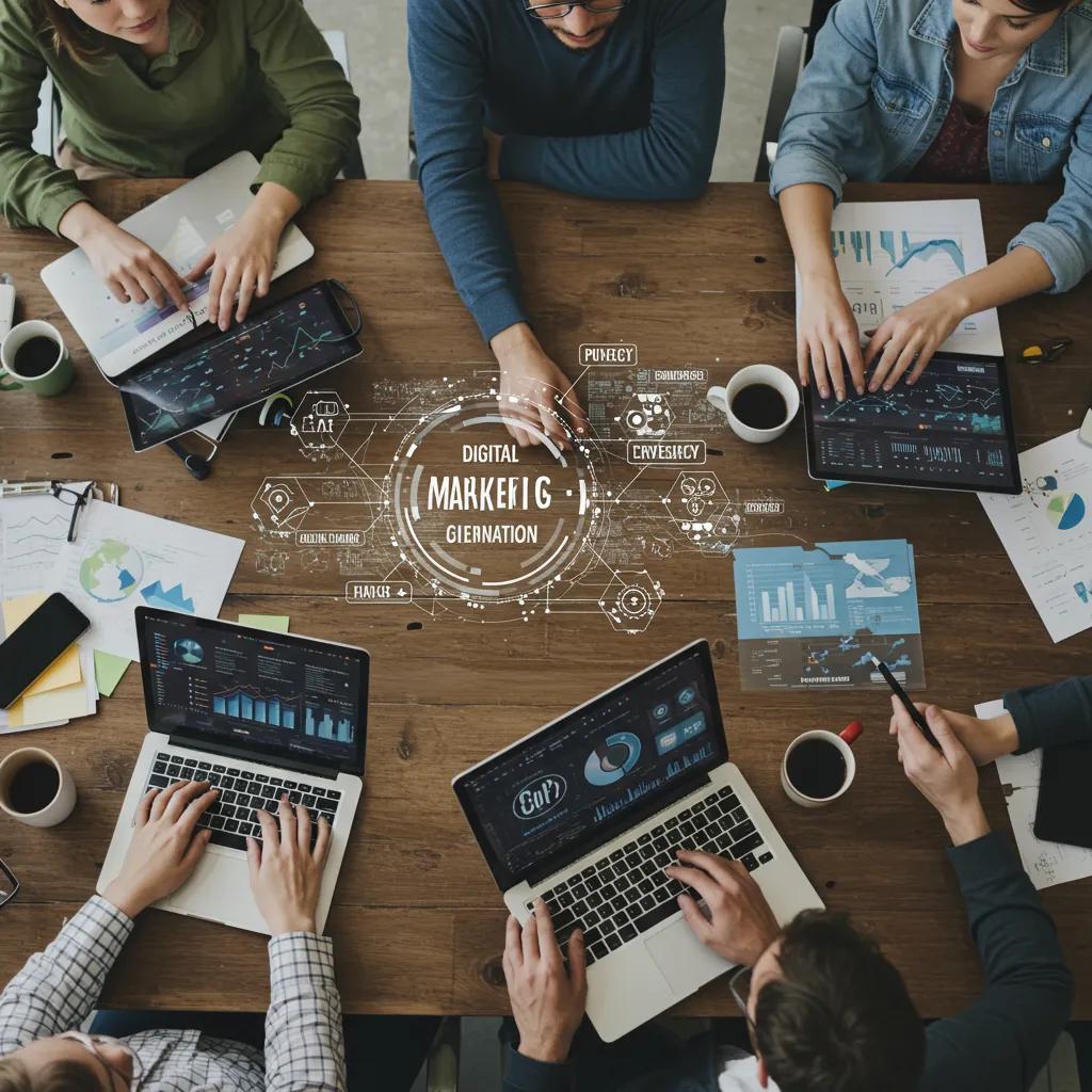 Diverse Professionals Collaborating On Digital Marketing Strategies With Ai And Social Commerce Elements Ef0fb3ba C36d Bc1b 8e6931afa440 - SEO Services | Google Ads Digital Marketing Agency in California