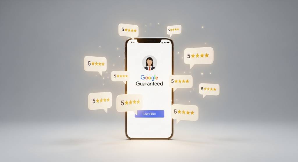 Attorney credentials and insurance paperwork assembled for a Google Local Services Ads verification review