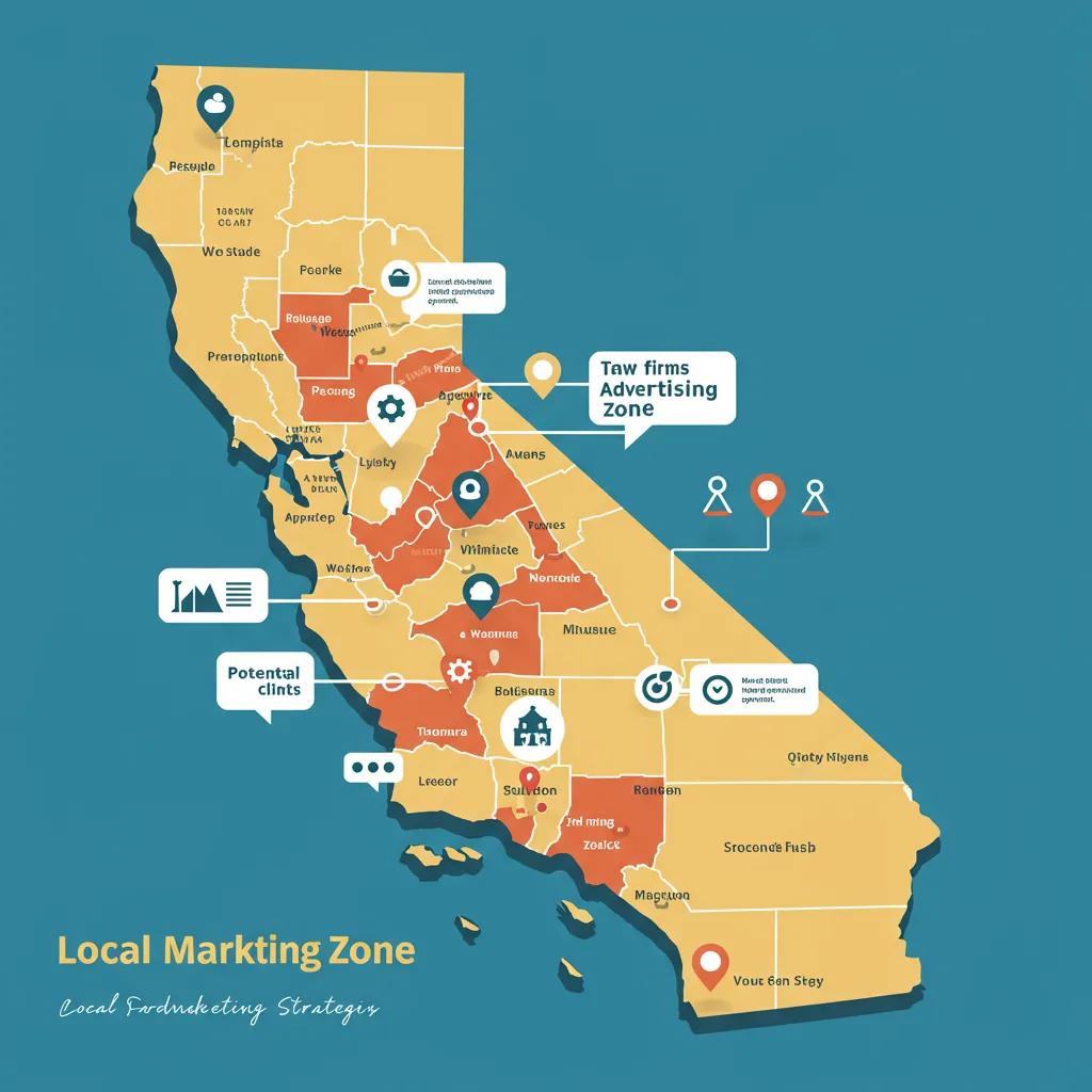 Map Of California Highlighting Local Targeted Advertising Strategies For Law Firms E9b5f4f5 A6b9d636e643 - Law Firm Marketing | Google Ads Digital Marketing Agency in California