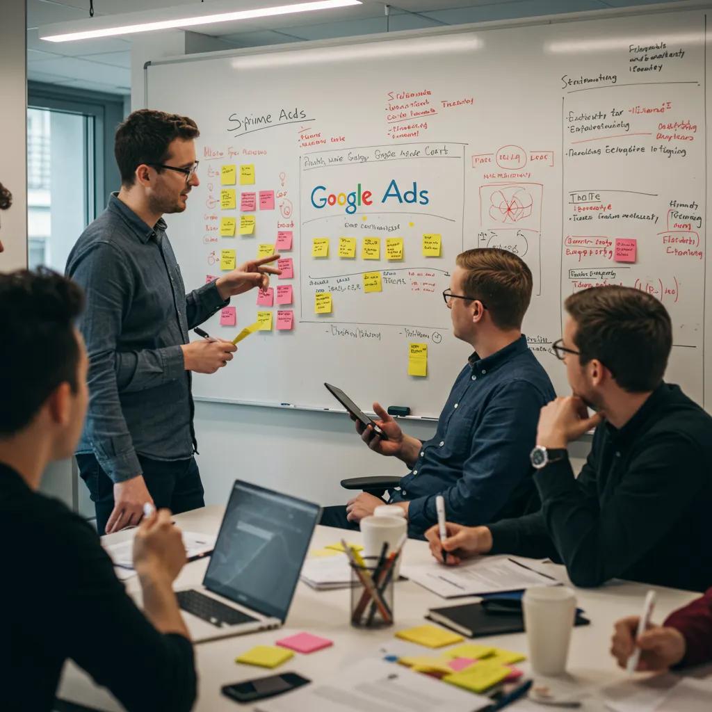 Marketing Team Brainstorming Strategies To Optimize Google Ads Costs With Sticky Notes And Whiteboard 66cdf52c 9ae2 3db0b82d055d - Law Firm Marketing | Google Ads Digital Marketing Agency in California