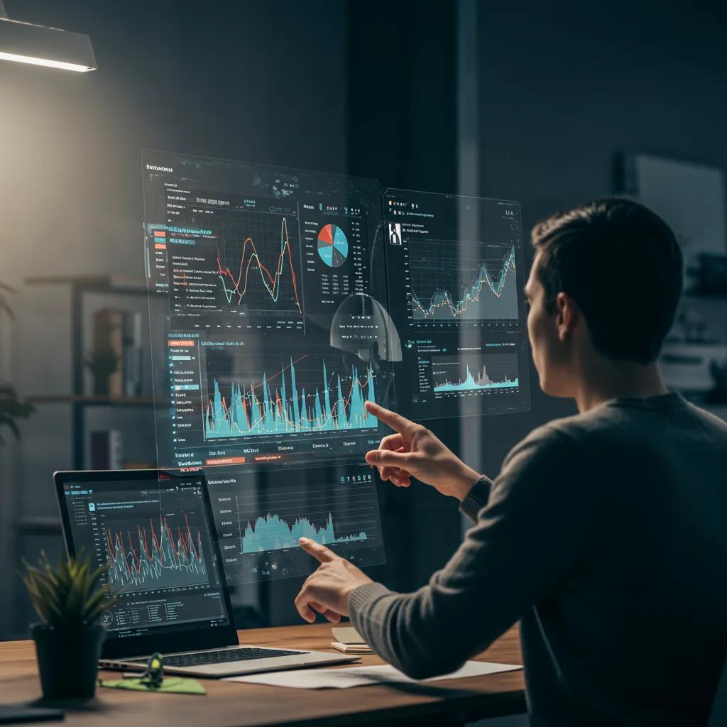 Person Analyzing Digital Dashboard With Fluctuating Ad Performance Metrics Illustrating Causes Of Ad Performance Volatility B047c7ba 6f6f Ac70 F5e1e69e200d - Ai Marketing | Google Ads Digital Marketing Agency in California