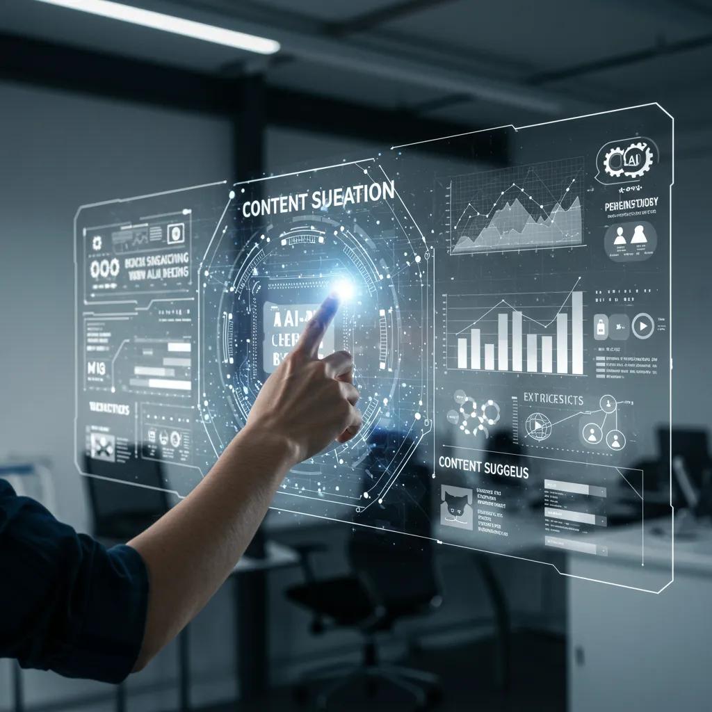 Person Interacting With Futuristic Ai Interface For Content Creation In Modern Office 0de15e01 B3a4 460b D989e749b3f2 | Google Ads Digital Marketing Agency in California