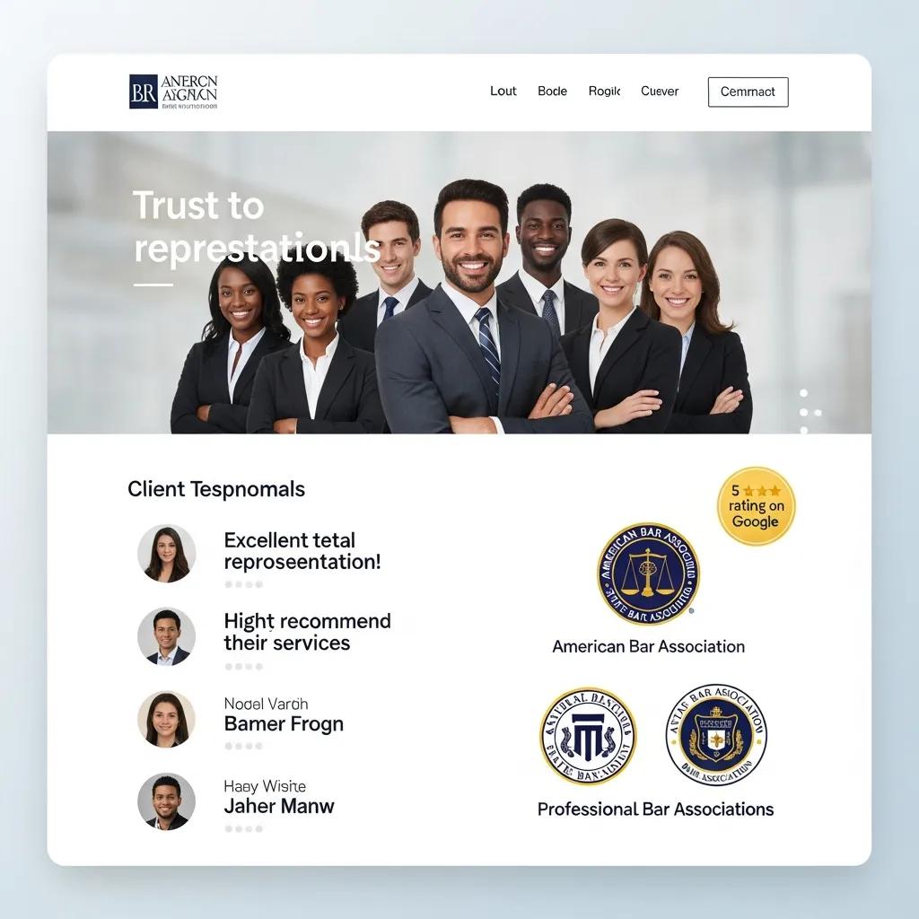 Website Mockup Showcasing Trust Signals Like Testimonials And Affiliations In Modern Design 481bc336 17c8 455f Aa7b E61ea9cbf2e1 - Law Firm Marketing | Google Ads Digital Marketing Agency in California